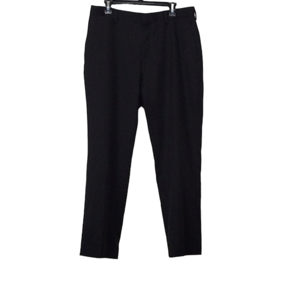 🌞 Louis Raphael Tailored Black dress pants 100% polyester men size 38W